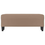 Vidaxl bankje 100x35x41 cm kunstleer cappuccinokleurig