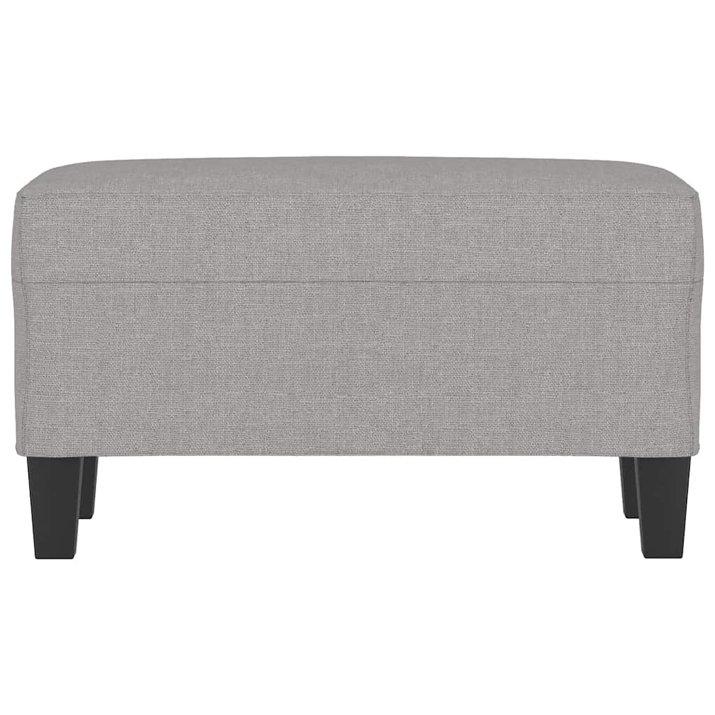 Vidaxl bankje 70x35x41 cm stof lichtgrijs