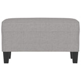 Vidaxl bankje 70x35x41 cm stof lichtgrijs