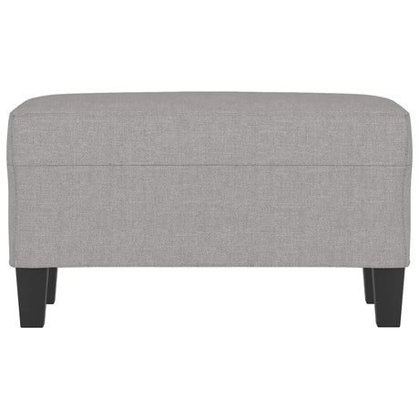 Vidaxl bankje 70x35x41 cm stof lichtgrijs