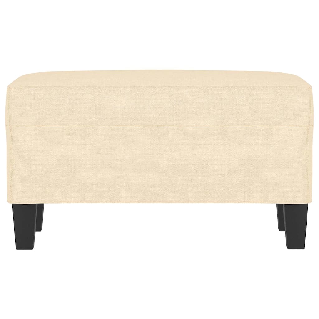 Vidaxl bankje 70x35x41 cm stof crèmekleurig
