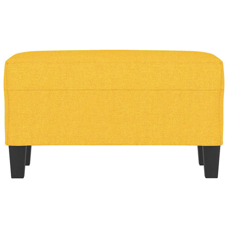 Vidaxl bankje 70x35x41 cm stof lichtgeel