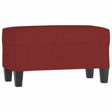 Vidaxl bankje 70x35x41 cm stof wijnrood