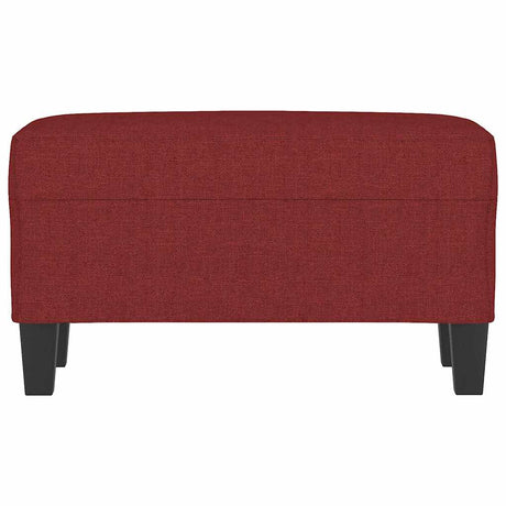 Vidaxl bankje 70x35x41 cm stof wijnrood