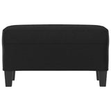 Vidaxl bankje 70x35x41 cm kunstleer zwart