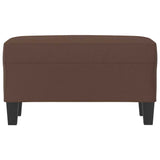 Vidaxl bankje 70x35x41 cm kunstleer bruin
