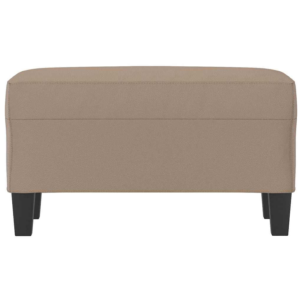 Vidaxl bankje 70x35x41 cm kunstleer cappuccinokleurig