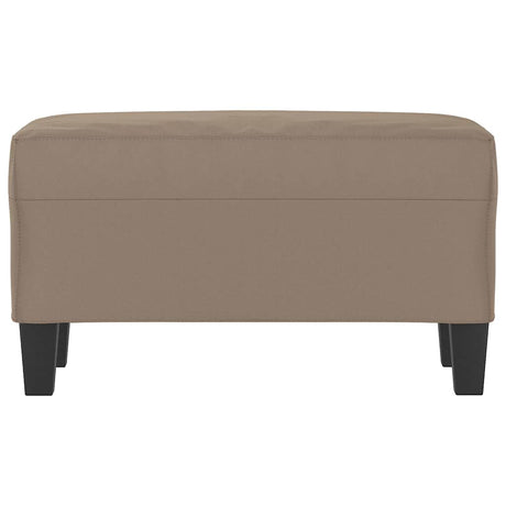 Vidaxl bankje 70x35x41 cm microvezelstof taupe