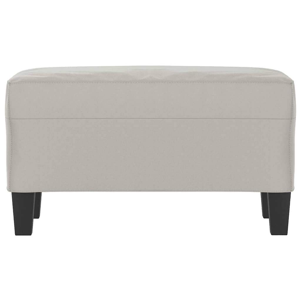 Vidaxl bankje 70x35x41 cm microvezelstof lichtgrijs