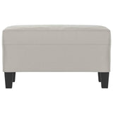 Vidaxl bankje 70x35x41 cm microvezelstof lichtgrijs