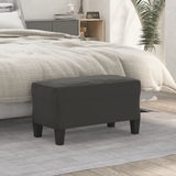 Vidaxl bankje 70x35x41 cm microvezelstof donkergrijs