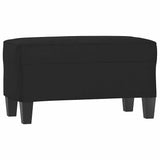 Vidaxl bankje 70x35x41 cm microvezelstof zwart