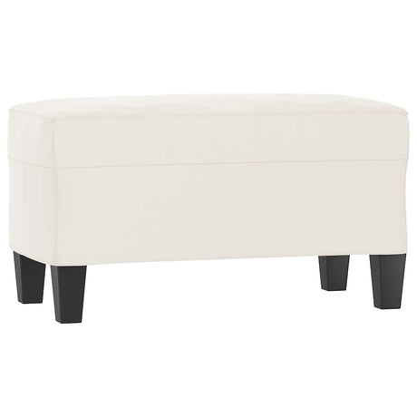 Vidaxl bankje 70x35x41 cm microvezelstof beige