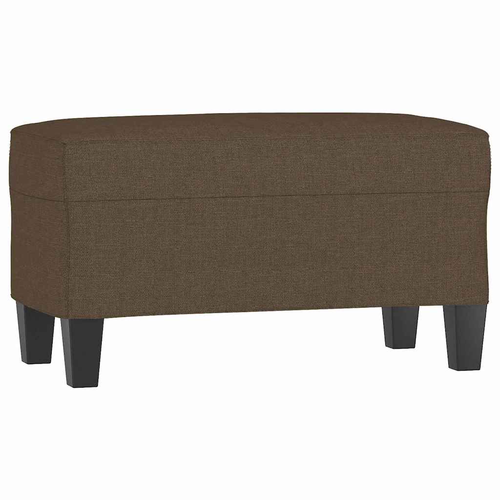 Vidaxl bankje 100x35x41 cm stof bruin