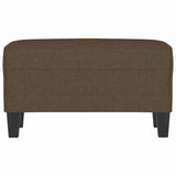 Vidaxl bankje 100x35x41 cm stof bruin