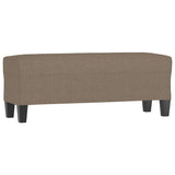 Vidaxl bankje 100x35x41 cm stof taupe