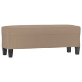 Vidaxl bankje 100x35x41 cm kunstleer cappuccinokleurig