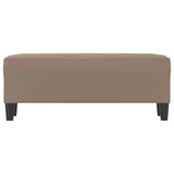 Vidaxl bankje 100x35x41 cm microvezelstof taupe