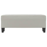 Vidaxl bankje 100x35x41 cm microvezelstof stof lichtgrijs
