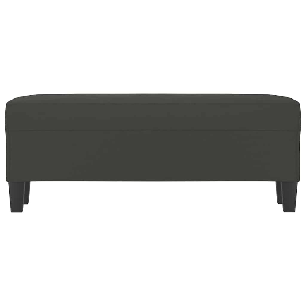 Vidaxl bankje 100x35x41 cm microvezelstof donkergrijs