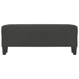 Vidaxl bankje 100x35x41 cm microvezelstof donkergrijs