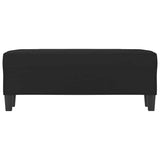Vidaxl bankje 100x35x41 cm microvezelstof zwart