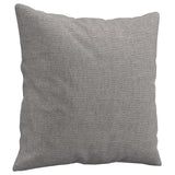 Vidaxl Dekorative Kissen 2 ST 40x40 cm Stoff hellgrau
