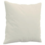 Vidaxl Dekorative Kissen 2 ST 40x40 cm Samtcreme farbig