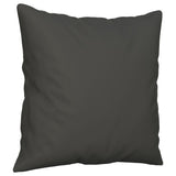 Vidaxl Dekorative Kissen 2 ST 40x40 cm Mikrofaserstoff Dunkelgrau