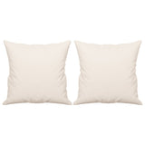 Vidaxl Dekorative Kissen 2 PCs 40x40 cm Mikrofasergewebe beige