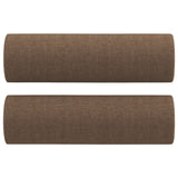 Vidaxl Dekorative Kissen 2 ST 15x50 cm Stoff braun