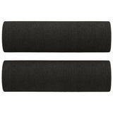 Vidaxl Dekorative Kissen 2 ST 15x50 cm Stoff schwarz