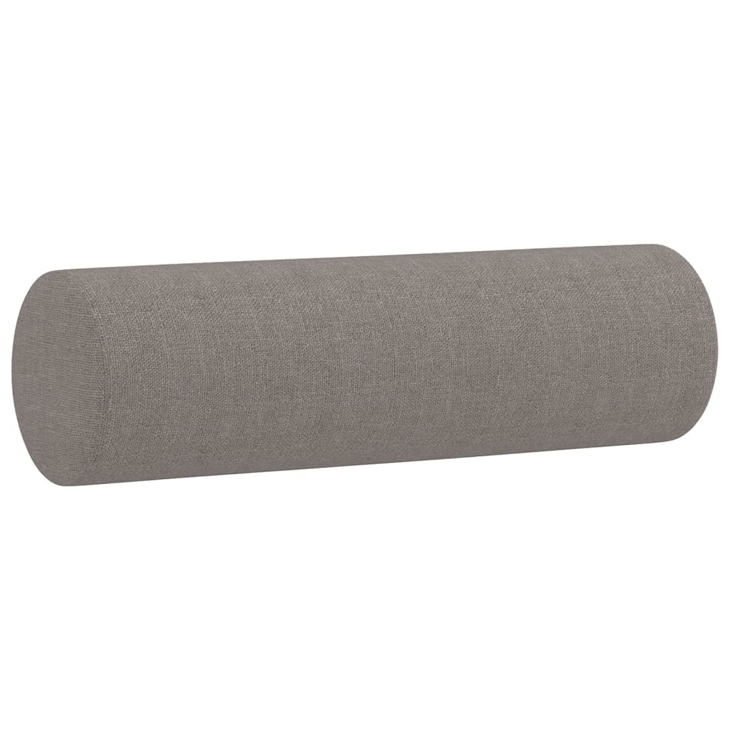 Vidaxl dekorativa kuddar 2 st 15x50 cm tyg taupe