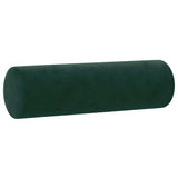 Vidaxl Dekorative Kissen 2 ST 15x50 cm Samt dunkelgrün