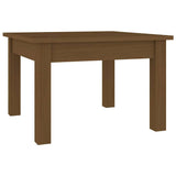 Vidaxl salontafel 45x45x30 cm massief grenenhout honingbruin