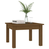 Vidaxl salontafel 45x45x30 cm massief grenenhout honingbruin