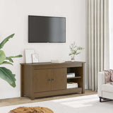 Vidaxl tv-meubel 103x36,5x52 cm massief grenenhout honingbruin