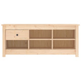 Vidaxl -Schuhschrank 110x38x45,5 cm Festkiefer