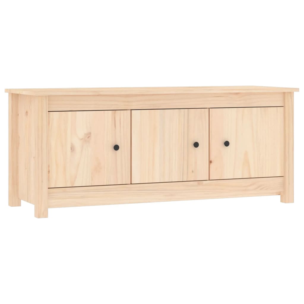 Vidaxl -Schuhschrank 110x38x45,5 cm Festkiefer