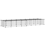 Vidaxl Pets Cage med dør 36 paneler 35x35 cm stål svart