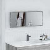 Vidaxl spiegel met spiegel grijs sonoma 90 x 8,5 x 37 cm bewerkt hout