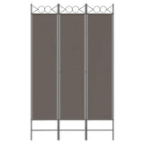 Vidaxl kamerscherm met 3 panelen 120x220 cm stof antracietkleurig
