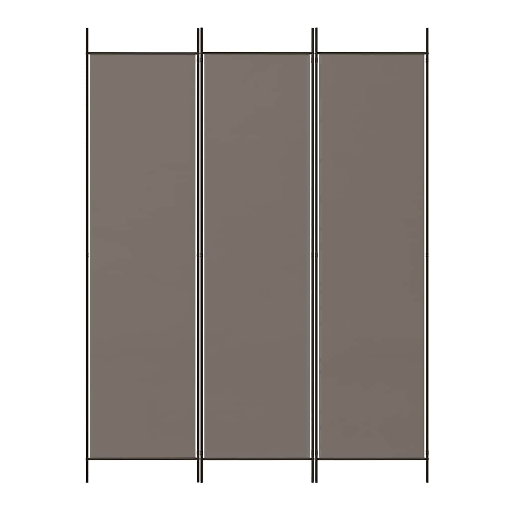 Vidaxl kamerscherm met 3 panelen 150x200 cm stof antracietkleurig