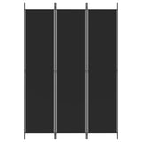 Vidaxl kamerscherm met 3 panelen 150x220 cm stof zwart