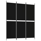 Vidaxl kamerscherm met 3 panelen 150x180 cm stof zwart