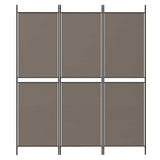 Vidaxl kamerscherm met 3 panelen 150x220 cm stof antracietkleurig