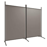 Vidaxl kamerscherm met 2 panelen 175x180 cm stof antracietkleurig