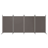 Vidaxl kamerscherm met 4 panelen 346x180 cm stof antracietkleurig