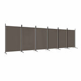 Vidaxl kamerscherm met 6 panelen 520x180 cm stof antracietkleurig