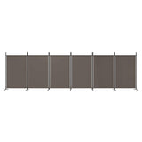 Vidaxl kamerscherm met 6 panelen 520x180 cm stof antracietkleurig